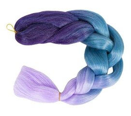 Синтетические волосы ombre blue / косы fio W10342 цена и информация | Аксессуары для волос | 220.lv