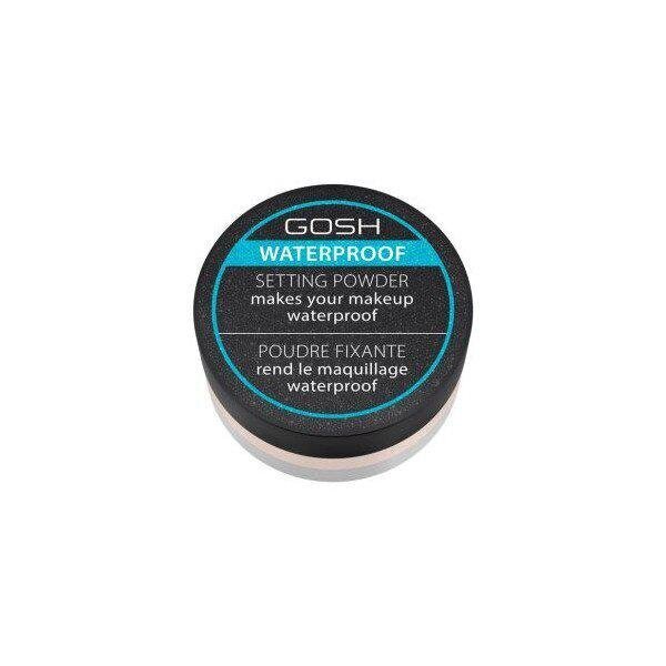 GOSH Waterproof Setting Powder fiksējošais pūderis 7 g, 01 Transparent цена и информация | Grima bāzes, tonālie krēmi, pūderi | 220.lv