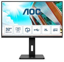 AOC U32P2, 31.5" цена и информация | Мониторы | 220.lv