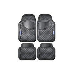 Auto Grīdas Paklāju Komplekts Goodyear GOD9020 Universāls Melns (4 pcs) cena un informācija | Universālie paklājiņi | 220.lv