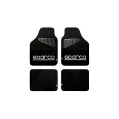 Auto Grīdas Paklāju Komplekts Sparco Universāls Melns/Pelēks (4 pcs) цена и информация | Универсальные коврики | 220.lv