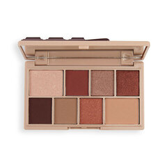 Палитра теней для век Makeup Revolution Hazelnut Cream Mini Chocolate Mini Eyeshadow Palette, 10.2 г цена и информация | Тушь, средства для роста ресниц, тени для век, карандаши для глаз | 220.lv