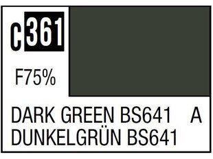 Краска Mr.Hobby - Mr.Color C-361 Dark Green BS641, 10 мл цена и информация | Принадлежности для рисования, лепки | 220.lv
