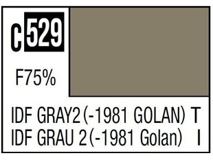 Краска Mr.Hobby - Mr.Color C-529 IDF Gray 2 (-1981 Golan), 10 мл цена и информация | Принадлежности для рисования, лепки | 220.lv