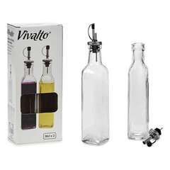 Etiķa Servīze Vivalto Caurspīdīgs (300 ml) (0,3 L) (5,5 x 25,5 x 11 cm) (5 x 25 x 5 cm) (30 cl) cena un informācija | Glāzes, krūzes, karafes | 220.lv