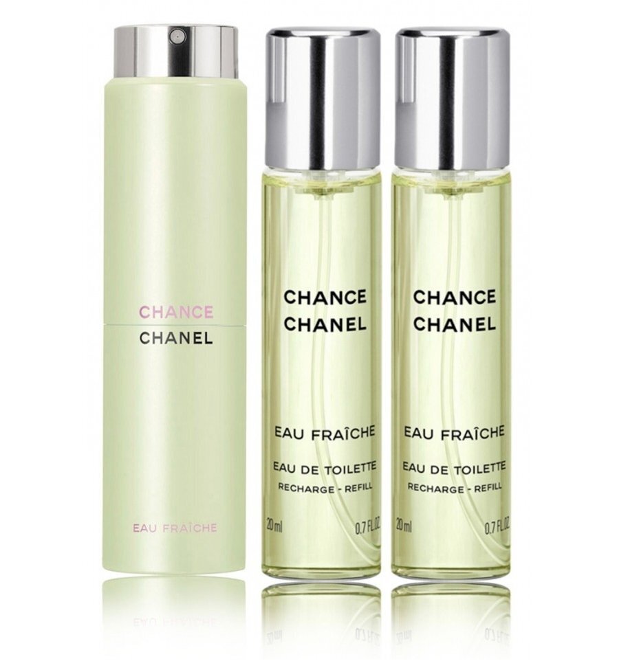 Tualetes ūdens Chanel Chance Eau Fraiche edt 3 x 20 ml cena un informācija | Sieviešu smaržas | 220.lv