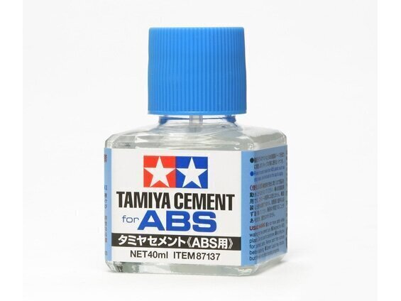 Tamiya - Tamiya Cement (for ABS) ( līmjava ABS plastmasai), 40ml, 87137 cena un informācija | Līmes | 220.lv
