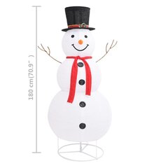 Kalėdų dekoracija sniego senis, 180 cm cena un informācija | Ziemassvētku dekorācijas | 220.lv