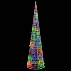 Akrilinė LED dekoracija piramidė, 90 cm cena un informācija | Ziemassvētku dekorācijas | 220.lv