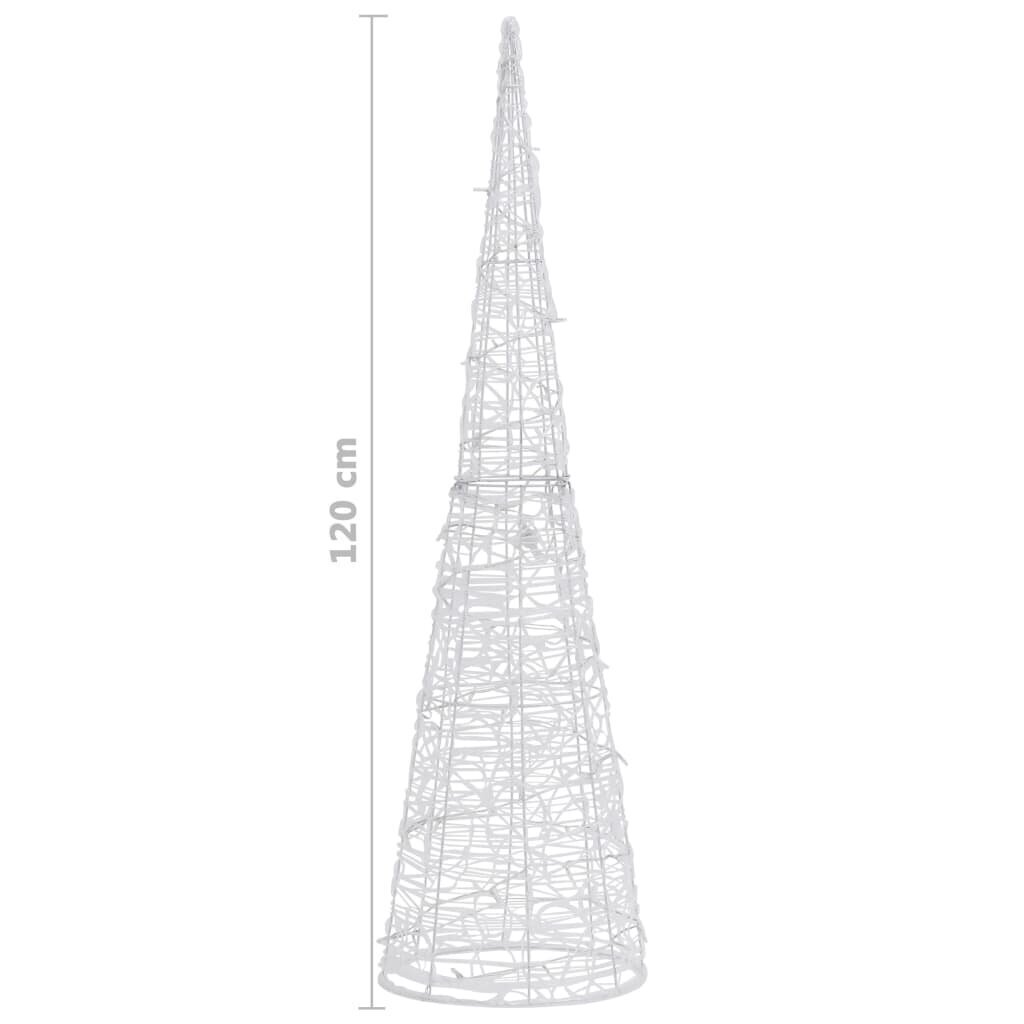 Akrilinė LED dekoracija piramidė, 120 cm цена и информация | Ziemassvētku dekorācijas | 220.lv