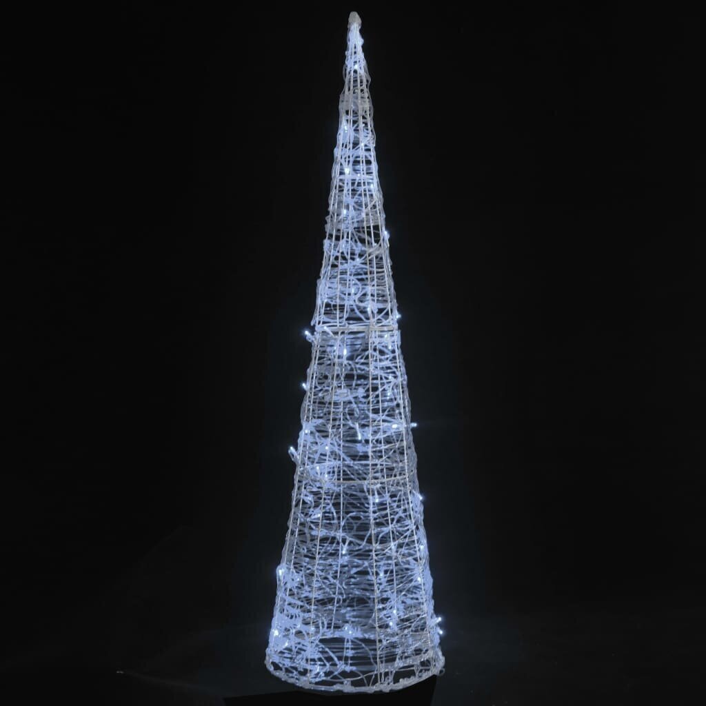 Akrilinė LED dekoracija piramidė, 120 cm цена и информация | Ziemassvētku dekorācijas | 220.lv