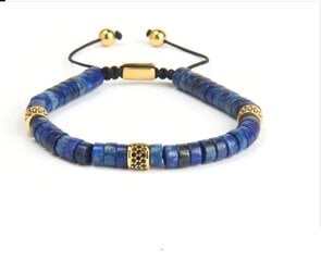 Aproce ar Lapis Lazuli akmeņiem цена и информация | Женские браслеты | 220.lv