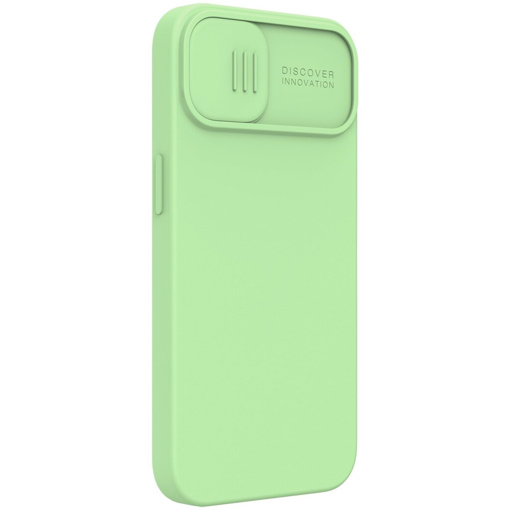 Nillkin CamShield Silky Magnetic Silicone Case for iPhone 13 Mint Green цена и информация | Telefonu vāciņi, maciņi | 220.lv
