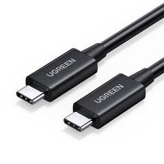 USB-C to USB-C Cable UGREEN US501, Gen3, 100W, 8K, 0.8m (Black) cena un informācija | Savienotājkabeļi | 220.lv