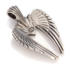 Bico "Wings Of Uriel" Pave Angel Wings kulons ar kristāliem (PV7 Pink) cena un informācija | Kaklarotas | 220.lv