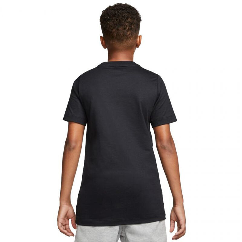 Nike bērnu T-krekls NSW TEE FUTURA, melnā krāsā S (128-137 cm) 907159131 cena un informācija | Zēnu krekli | 220.lv