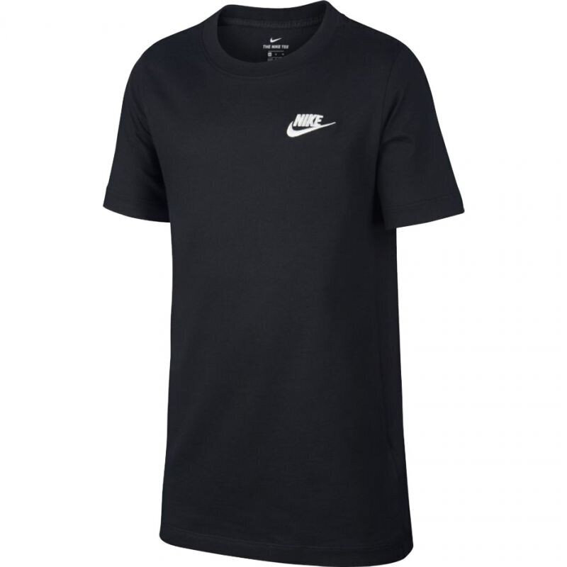 Nike bērnu T-krekls NSW TEE FUTURA, melnā krāsā S (128-137 cm) 907159131 cena un informācija | Zēnu krekli | 220.lv