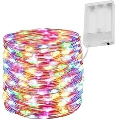 100 LED lampas - daudzkrāsainas цена и информация | Рождественские украшения | 220.lv