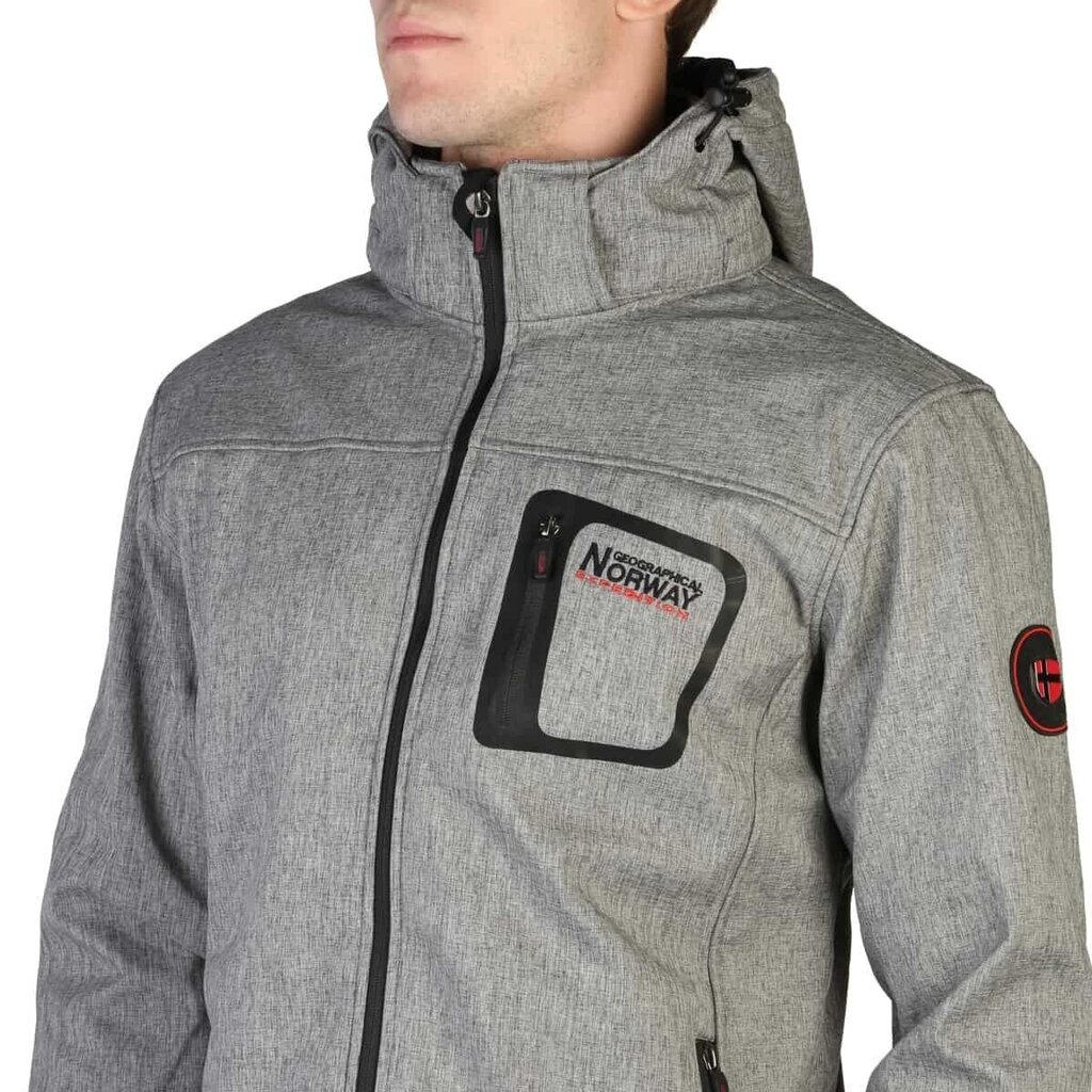 Geographical Norway - Texshell_man 64938 TEXSHELL_MAN_DKGREY-XXXL cena un informācija | Vīriešu virsjakas | 220.lv