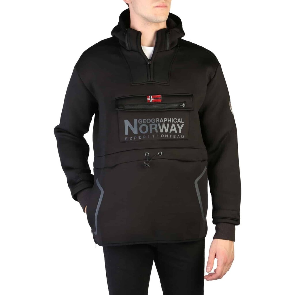 Geographical Norway - Territoire_man 64944 TERRITOIRE_MAN_BLACK-XXL cena un informācija | Vīriešu virsjakas | 220.lv