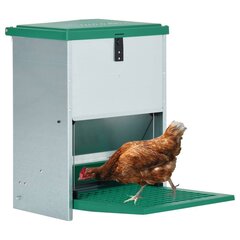 Feedomatic automatinė naminių paukščių šerykla su pamina, 12kg cena un informācija | vidaXL Zoo preces | 220.lv