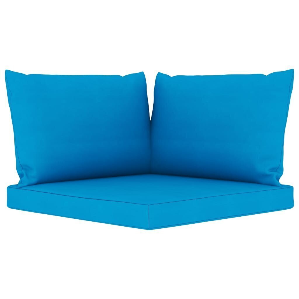 Četrvietīgs dārza dīvāns ar ziliem spilveniem cena un informācija | Dārza mēbeļu komplekti | 220.lv