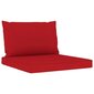 Četrvietīgs dārza dīvāns ar sarkaniem spilveniem цена и информация | Dārza mēbeļu komplekti | 220.lv