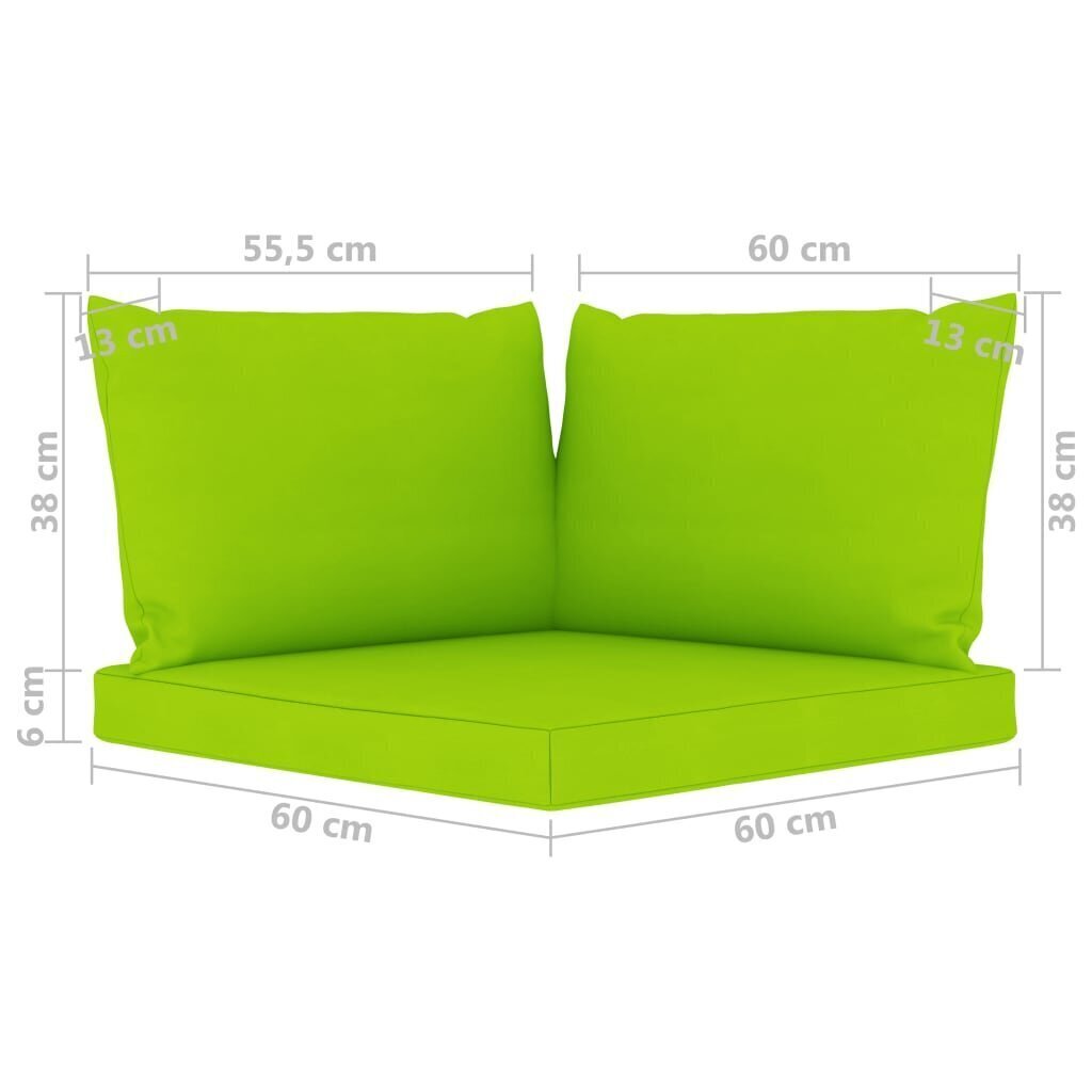 Četrvietīgs dārza dīvāns ar spilveniem cena un informācija | Dārza mēbeļu komplekti | 220.lv