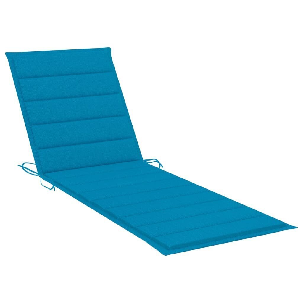 Dārza sauļošanās krēsls ar matraci, brūns цена и информация | Sauļošanās krēsli | 220.lv