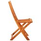 Saliekamie dārza krēsli, 2gab., brūni cena un informācija | Dārza krēsli | 220.lv
