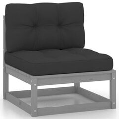 Trīsvietīgs dīvāns ar spilveniem cena un informācija | Dārza krēsli | 220.lv