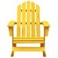 Adirondack dārza šūpoles krēsls, dzeltens cena un informācija | Dārza krēsli | 220.lv