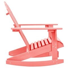 Adirondack dārza šūpoles krēsls, rozā kaina ir informacija | Dārza krēsli | 220.lv