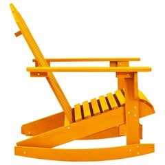 Adirondack dārza šūpoles krēsls, oranžs kaina ir informacija | Dārza krēsli | 220.lv