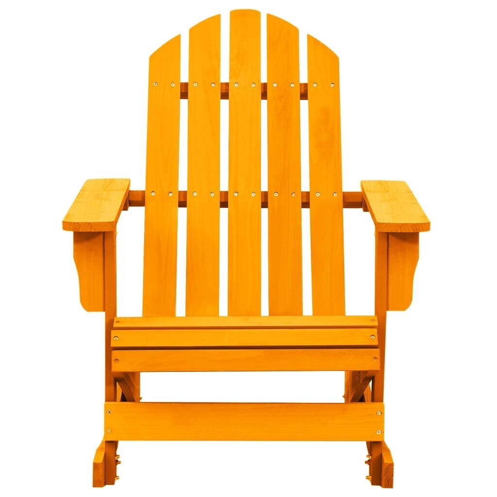 Adirondack dārza šūpoles krēsls, oranžs cena un informācija | Dārza krēsli | 220.lv