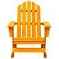 Adirondack dārza šūpoles krēsls, oranžs cena un informācija | Dārza krēsli | 220.lv