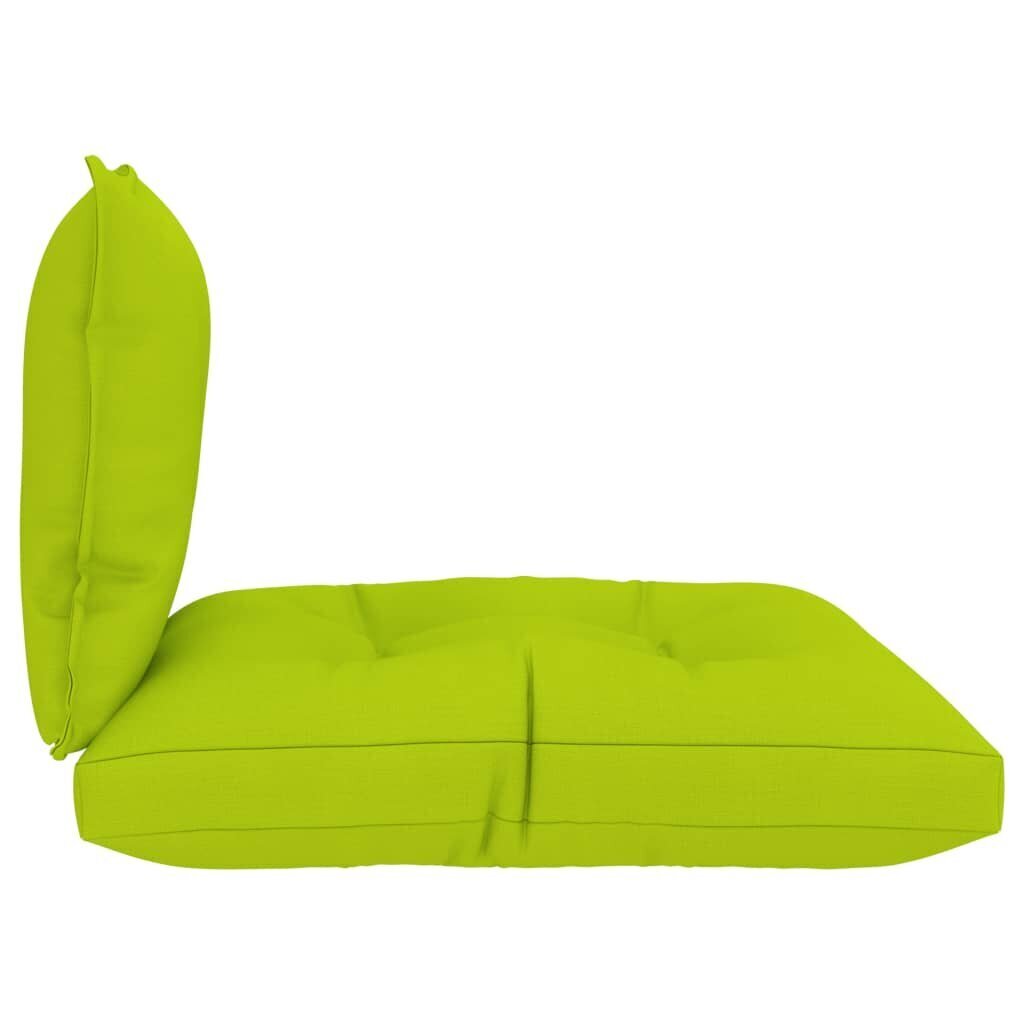 Spilveni dīvānam no paletēm, 2 gab., zaļi cena un informācija | Krēslu paliktņi | 220.lv