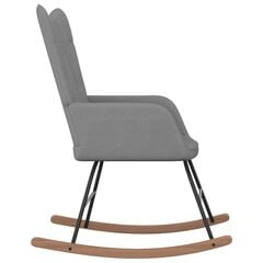 Кресло-качалка, серое  цена и информация | Кресла для отдыха | 220.lv