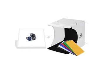 Светодиодный световой короб Puluz 20 см с теневым ковриком цена и информация | Осветительное оборудование для фотосъемок | 220.lv
