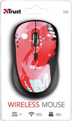 MOUSE USB OPTICAL WRL/YVI RED 24440 TRUST cena un informācija | Trust Mūzikas instrumenti un piederumi | 220.lv