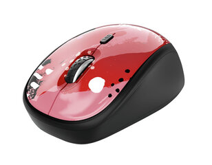 MOUSE USB OPTICAL WRL/YVI RED 24440 TRUST цена и информация | Мыши | 220.lv