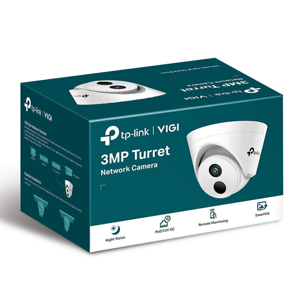 TP-Link VIGI VIGI C400HP-2.8 3MP Turret цена и информация | Novērošanas kameras | 220.lv