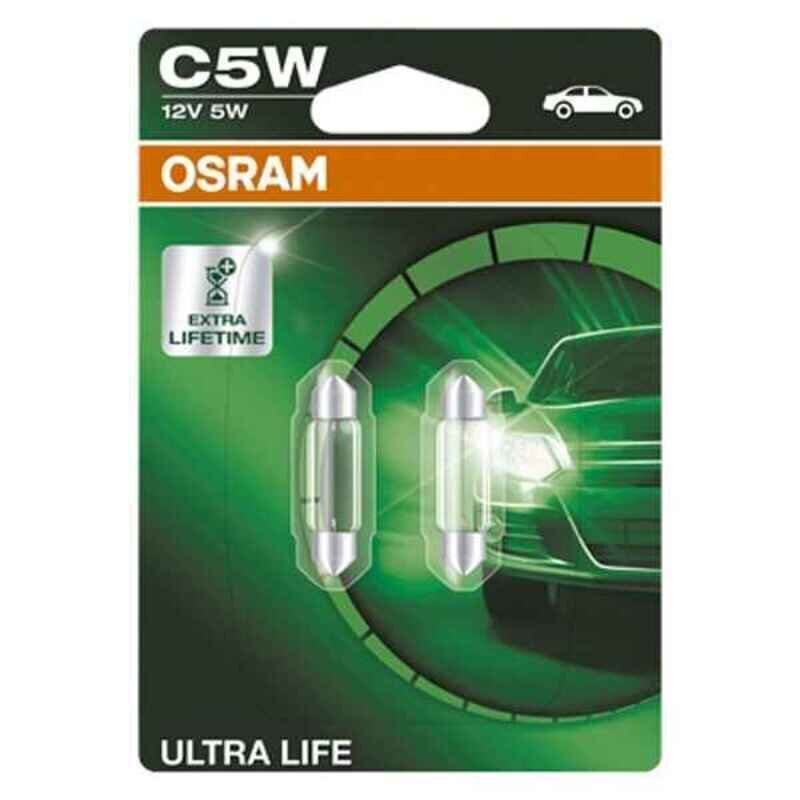 OSRAM C5W ULTRA LIFE Spuldzes cena un informācija | Auto spuldzes | 220.lv