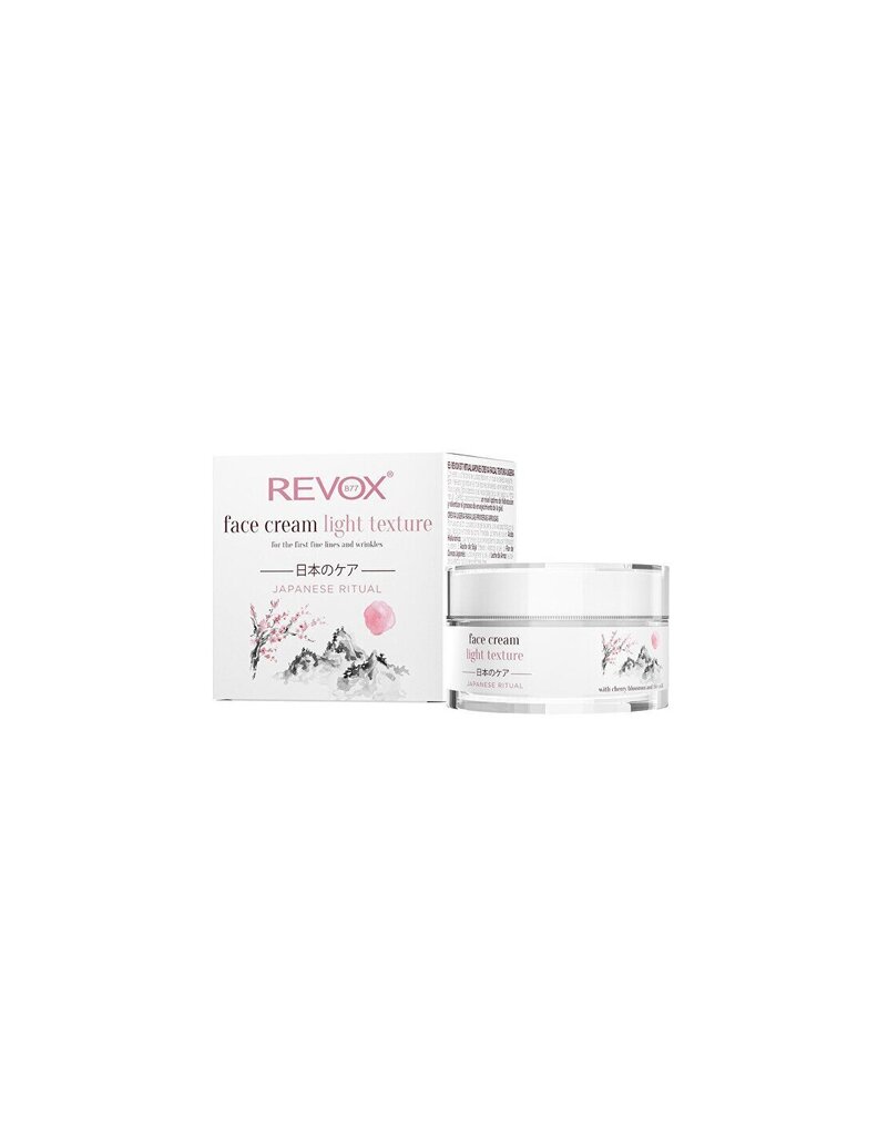 Revox Daily light Japanese Ritual dienas sejas krēms, 20 ml cena un informācija | Sejas krēmi | 220.lv