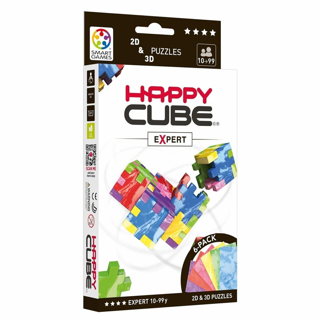 Mīklu komplekts Smart Games Happy Cube Expert 6 gab. cena un informācija | Galda spēles | 220.lv