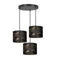 Emibig piekaramā lampa Broddi 3 BL Premium Marbel Black