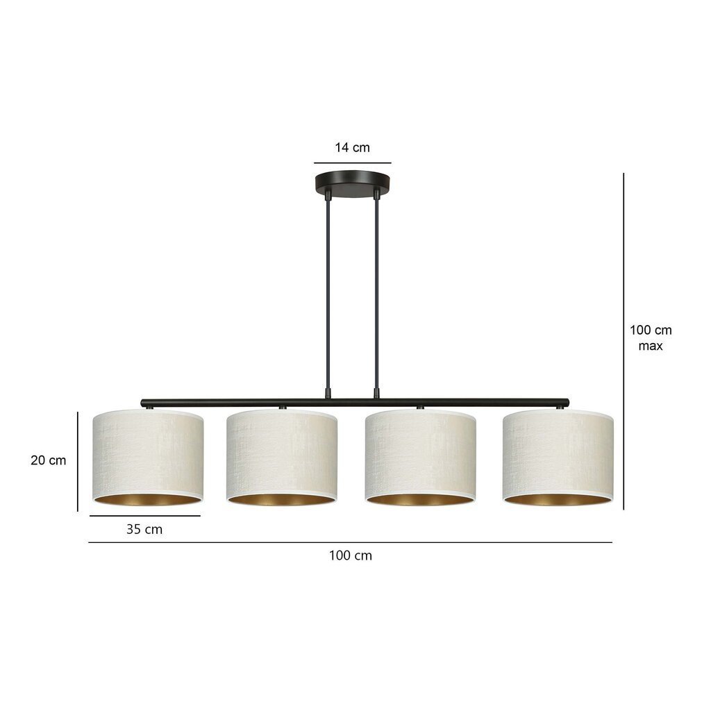 Emibig piekaramā lampa Hilde 4 BL White cena un informācija | Piekaramās lampas | 220.lv