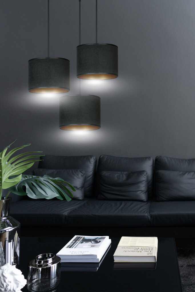 Emibig piekaramā lampa Hilde 3 BL Premium Black cena un informācija | Piekaramās lampas | 220.lv