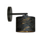 Emibig sienas lampa Broddi K1 BL Marbel Black цена и информация | Sienas lampas | 220.lv