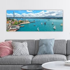 Reprodukcija uz audekla Pilsēta, 30x80 cm цена и информация | Картины | 220.lv